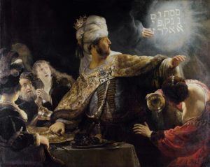 Belshazzar's Feast by Rembrandt