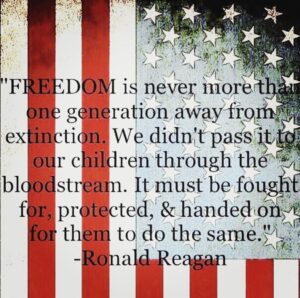 Ronald Reagan Freedom Never More Than One Generation Quote